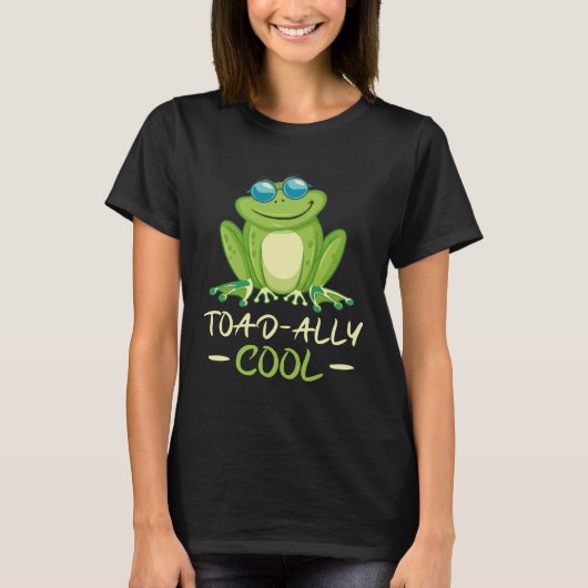 Backprint Toad ally cool cool frog T-shirt (Voorkant)