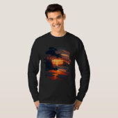 Backprint Tropical dream beach Relaxation on sea o T-shirt (Voorkant volledig)