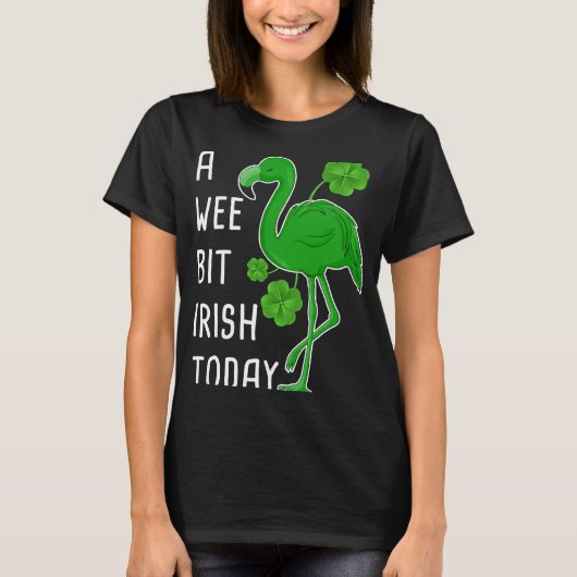 Backprint Vandaag een beetje irish T-shirt (Voorkant)
