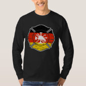 Backprint Voluntary Fire Brigade Germany T-shirt (Voorkant)