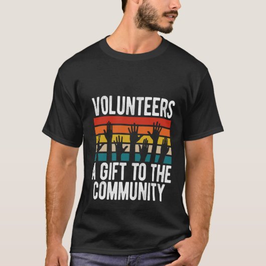 backprint vrijwilligers A naar de Gemeenschap T-shirt (Voorkant)