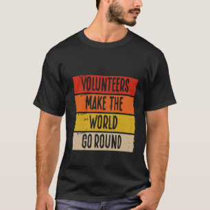 Backprint vrijwilligers maken de wereld vrij in vo t-shirt