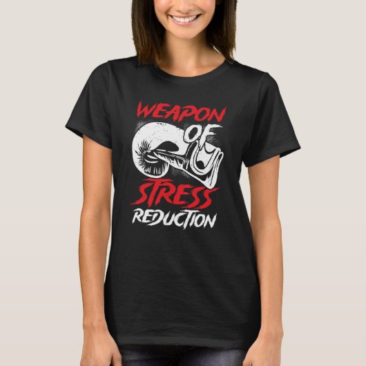 Backprint Weapon of Stress Reduction Boxing T-shirt (Voorkant)