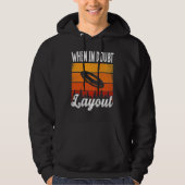 Backprint When In Doubt Layout Ultimate Frisbee Ta Hoodie (Voorkant)