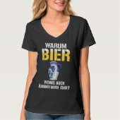 Backprint Why beer if there is also Äbbelwoi  2 T-shirt (Voorkant)