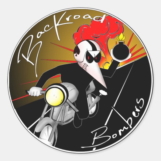 Backroad Bombers Sticker (Voorkant)