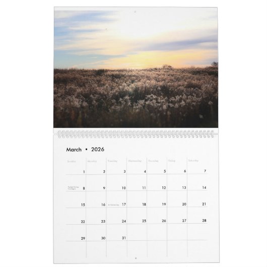 Backroads & Small Towns - KMongtomery Calendar  Kalender (Mar 2026)