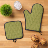 Backrooms Oven Mitt Set (Top down)