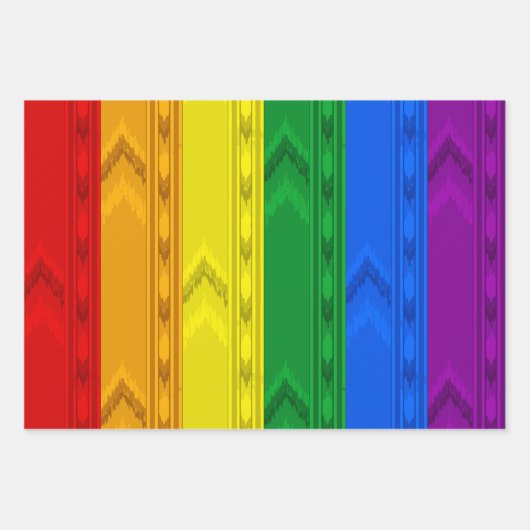 Backrooms Pride Regenboog Inpakpapier Vel (Voorkant)