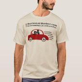 BackseatBarber.com T-shirt (Voorkant)