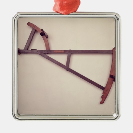 Backstaff, 18e eeuw metalen ornament (Voorkant)