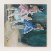 Backstage Ballerina Dancer Jigzaag Puzzle Legpuzzel (Horizontaal)
