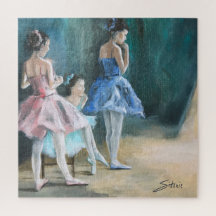 Backstage Ballerina Dancer Jigzaag Puzzle