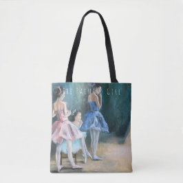"Backstage" ballerinas blue dancer canvas tas