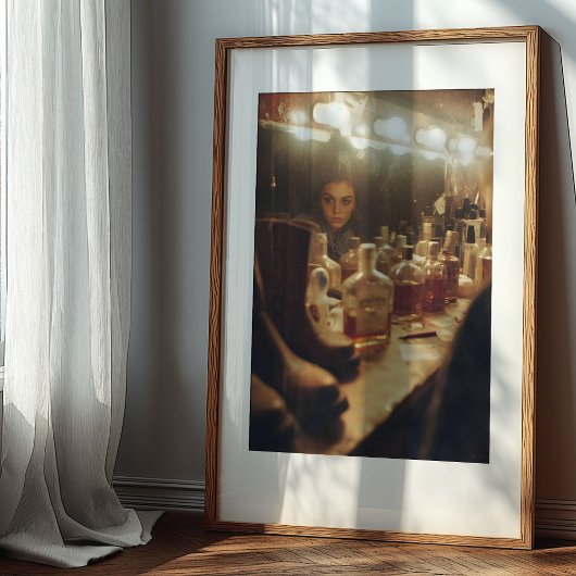 Backstage Blues: een moment in de spiegel Poster