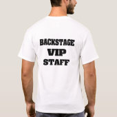 Backstage VIP-personeel T-shirt (Achterkant)