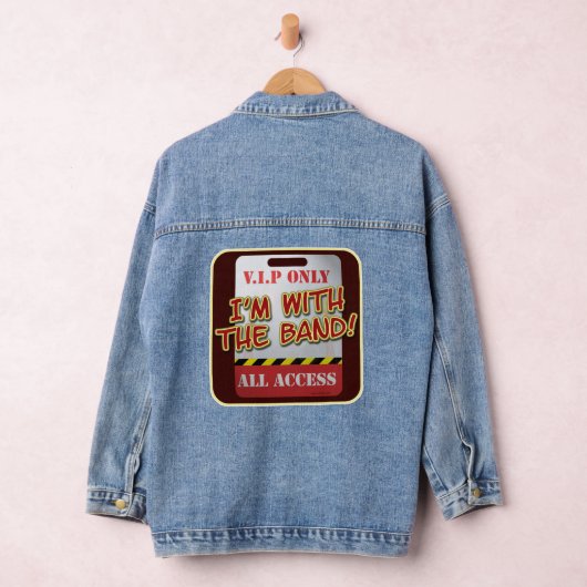 Backstagepas Met De Band Denim Jacket (Hangar)