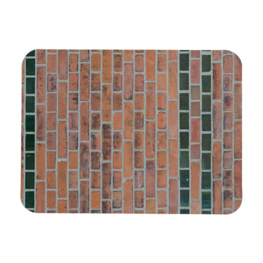 Backsteinwand Magneet (Horizontaal)