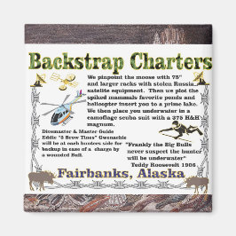 Backstrap Charters Onderwater Eland Jagen Magneet
