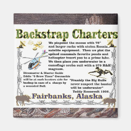 Backstrap Charters Underwater Moose Hunting Magneet