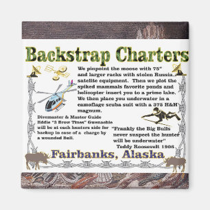 Backstrap Charters Underwater Moose Hunting Magneet