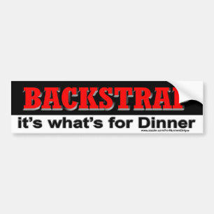 BACKSTRAP: dat is wat er is voor de Bumpersticker. Bumpersticker