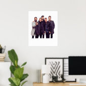 Backstreet Boys vintaget Poster (Thuiskantoor)