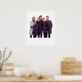 Backstreet Boys vintaget Poster (Keuken)