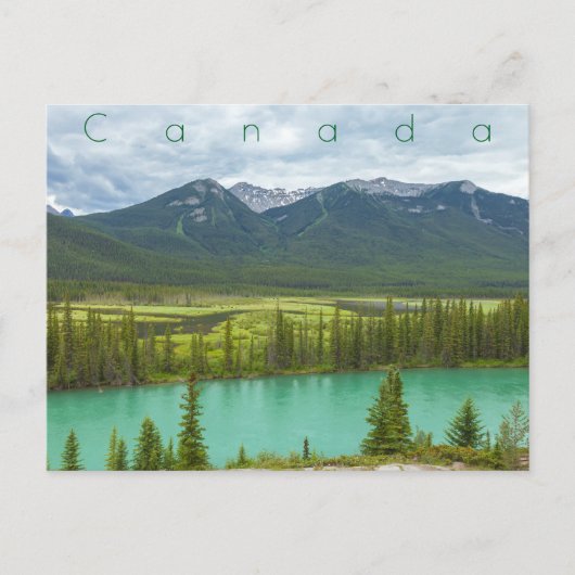 Backswamp bij Banff Briefkaart (Voorkant)
