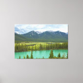 Backswamp bij Banff Canvas Afdruk (Voorkant)