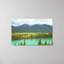 Backswamp bij Banff Canvas Afdruk