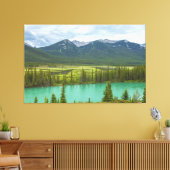Backswamp bij Banff Canvas Afdruk (Insitu (Woonkamer))