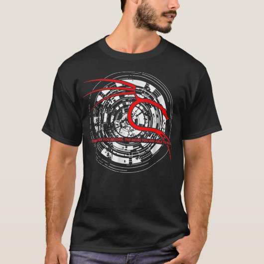 Backtrack Kali Linu met Dragon Tagline T-shirt (Voorkant)