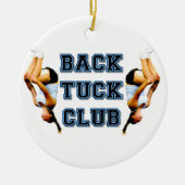 Backtuck club keramisch ornament (Voorkant)