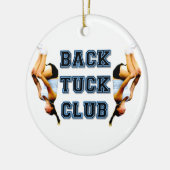 Backtuck club keramisch ornament (Links)