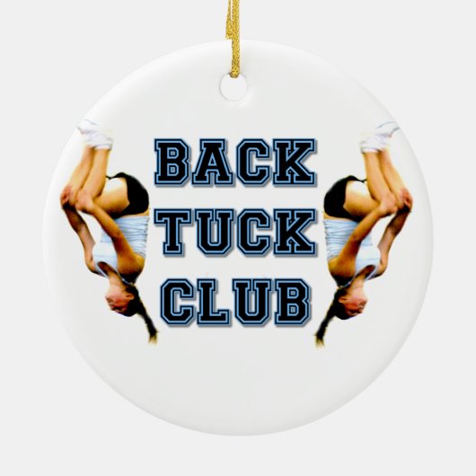 Backtuck club keramisch ornament (Achterkant)