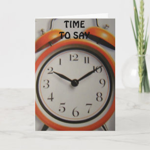 BACKWARDS CLOCK zegt VOLGENS UW "RETIREMENT" Kaart