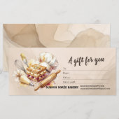 Backwinkel Pastry Chef Bakker Cadeaubon (Voorkant / Achterkant)