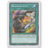Backwood Guts Trading Kaart Sticker (Voorkant)