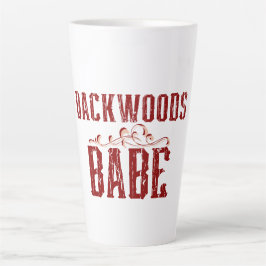 Backwoods Babe Typografie Latte Mok