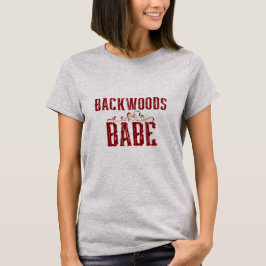 Backwoods Babe Typografie T-shirt