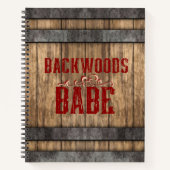 Backwoods Babe Whiskey Keg Bullet Journal Notitieboek (Voorkant)