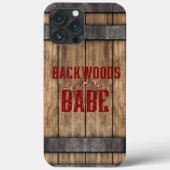 Backwoods Babe Whiskey Keg Case-Mate iPhone Case (Achterkant)