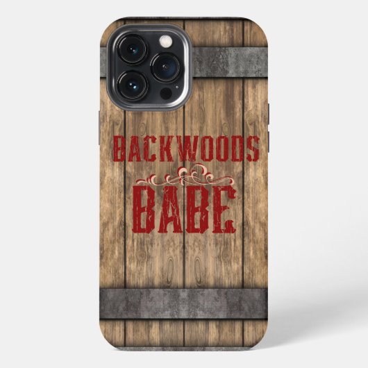Backwoods Babe Whiskey Vat  iPhone Hoesje (Achterkant)
