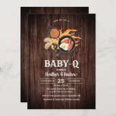 Backyard BabyQ Baby shower Uitnodiging (Voorkant / Achterkant)