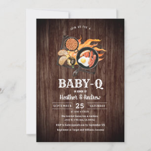 Backyard BabyQ Baby shower Uitnodiging