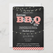 Backyard BaByQ Bash BBQ Baby shower Uitnodiging (Voorkant)