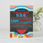 Backyard barbecue kaart (Staand voorkant)