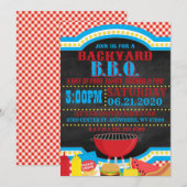 Backyard barbecue kaart (Voorkant / Achterkant)