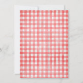 Backyard BBQ Baby Shower Kaart (Achterkant)